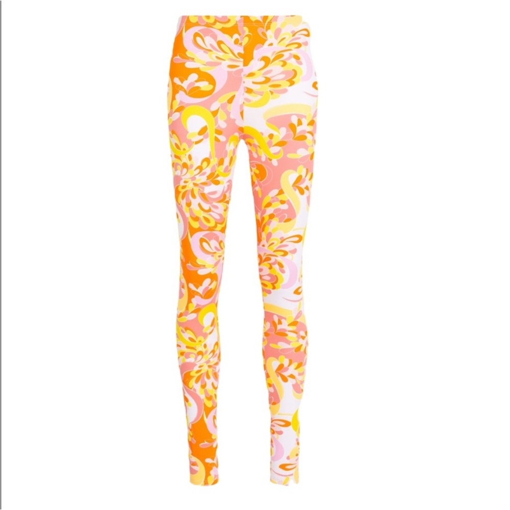 Emilio Pucci Lilly Print Leggings, IT 42